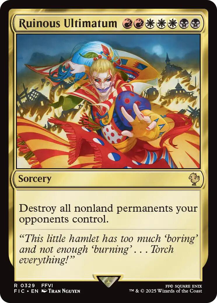 Ruinous Ultimatum (Surge Foil) [FINAL FANTASY Commander] | Game Master's Emporium (The New GME)