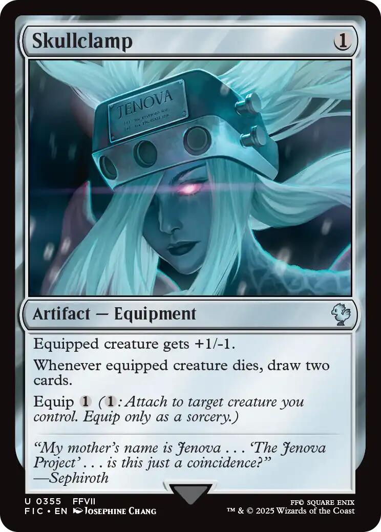 Skullclamp (Surge Foil) [FINAL FANTASY Commander] | Game Master's Emporium (The New GME)