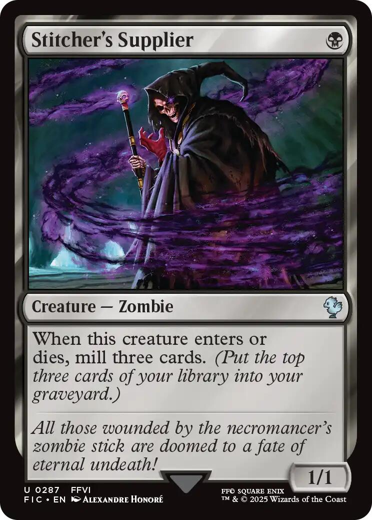 Stitcher's Supplier (Surge Foil) [FINAL FANTASY Commander] | Game Master's Emporium (The New GME)