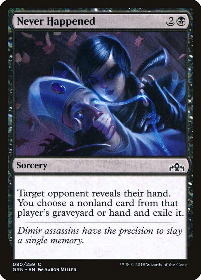 Never Happened [Guilds of Ravnica] | Game Master's Emporium (The New GME)
