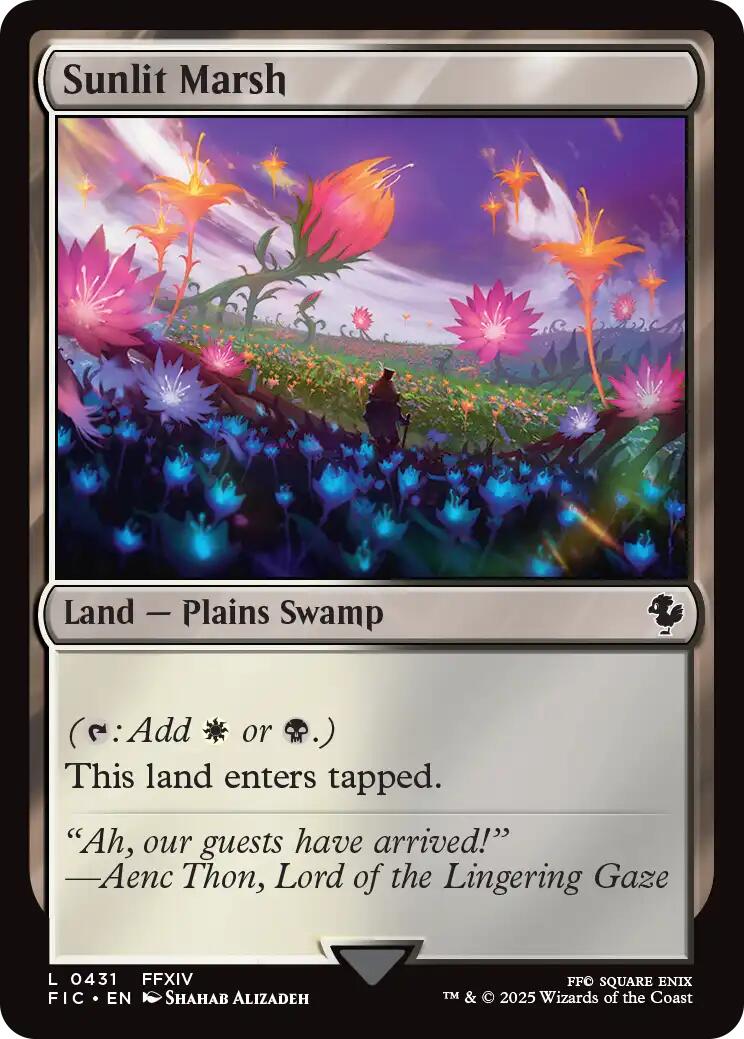 Sunlit Marsh (Surge Foil) [FINAL FANTASY Commander] | Game Master's Emporium (The New GME)