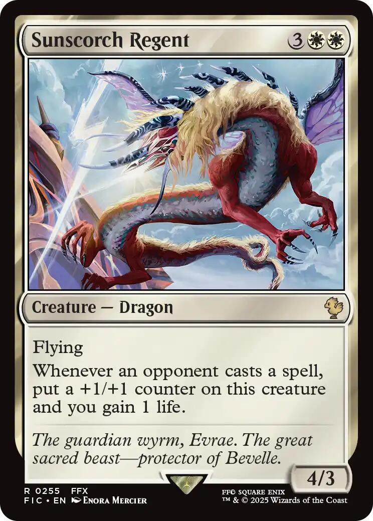 Sunscorch Regent (Surge Foil) [FINAL FANTASY Commander] | Game Master's Emporium (The New GME)