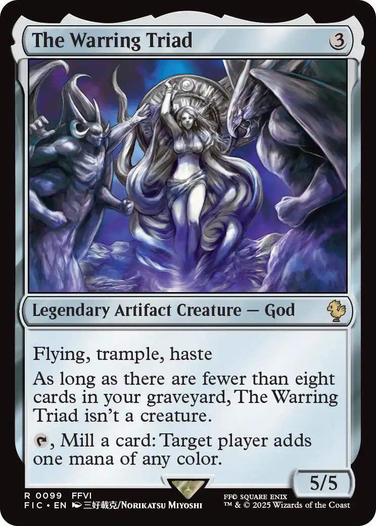 The Warring Triad (Surge Foil) [FINAL FANTASY Commander] | Game Master's Emporium (The New GME)