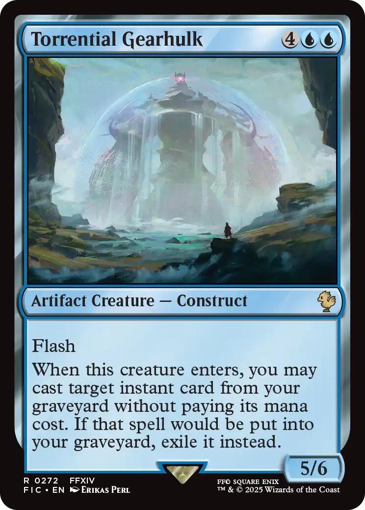 Torrential Gearhulk (Surge Foil) [FINAL FANTASY Commander] | Game Master's Emporium (The New GME)