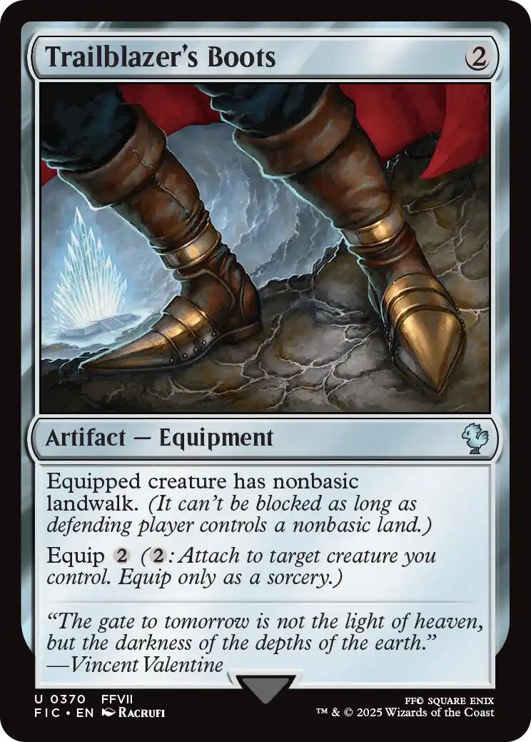 Trailblazer's Boots (Surge Foil) [FINAL FANTASY Commander] | Game Master's Emporium (The New GME)