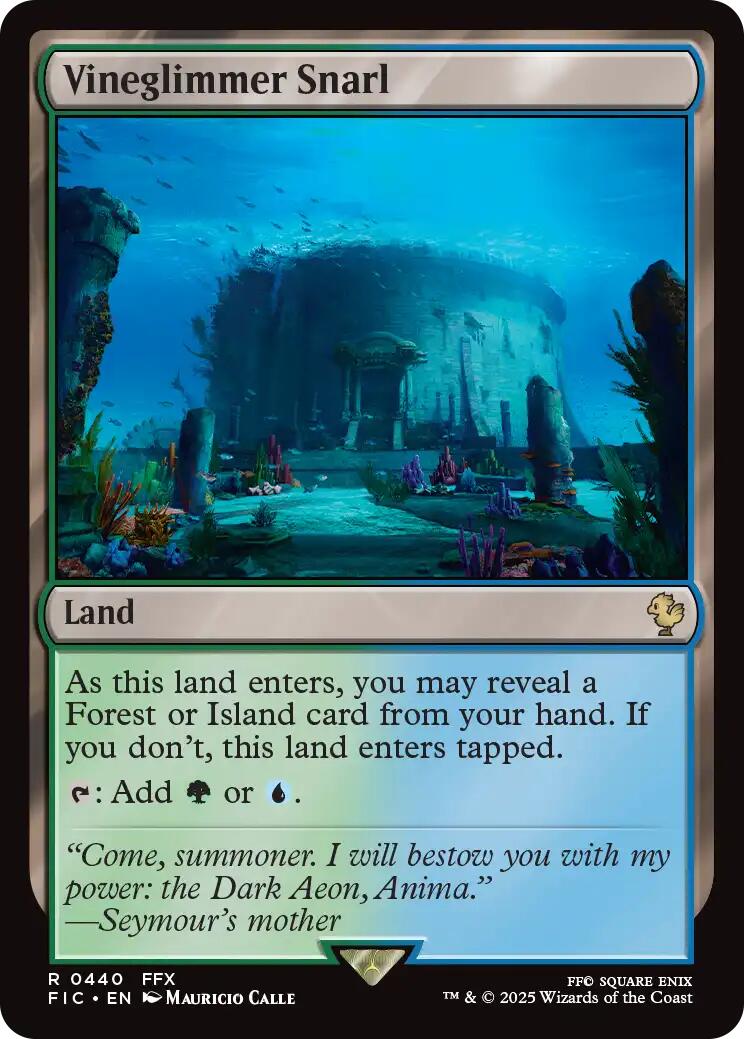 Vineglimmer Snarl (Surge Foil) [FINAL FANTASY Commander] | Game Master's Emporium (The New GME)