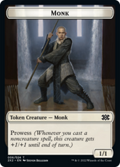 Faerie Rogue // Monk Double-Sided Token [Double Masters 2022 Tokens] | Game Master's Emporium (The New GME)