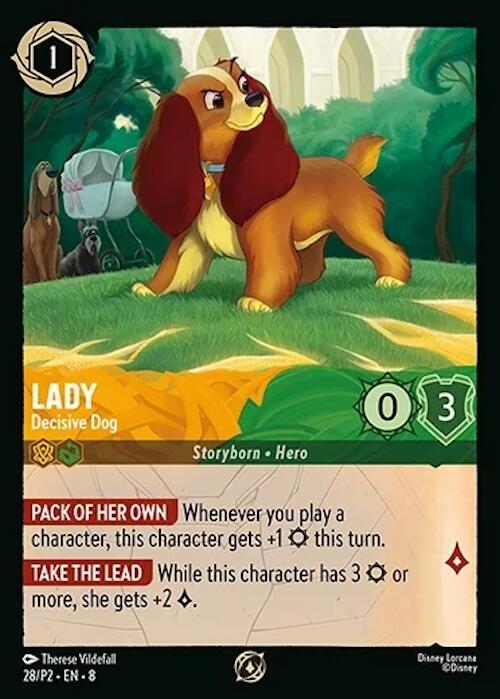 Lady - Decisive Dog (28/P2) [Promo Cards] | Game Master's Emporium (The New GME)