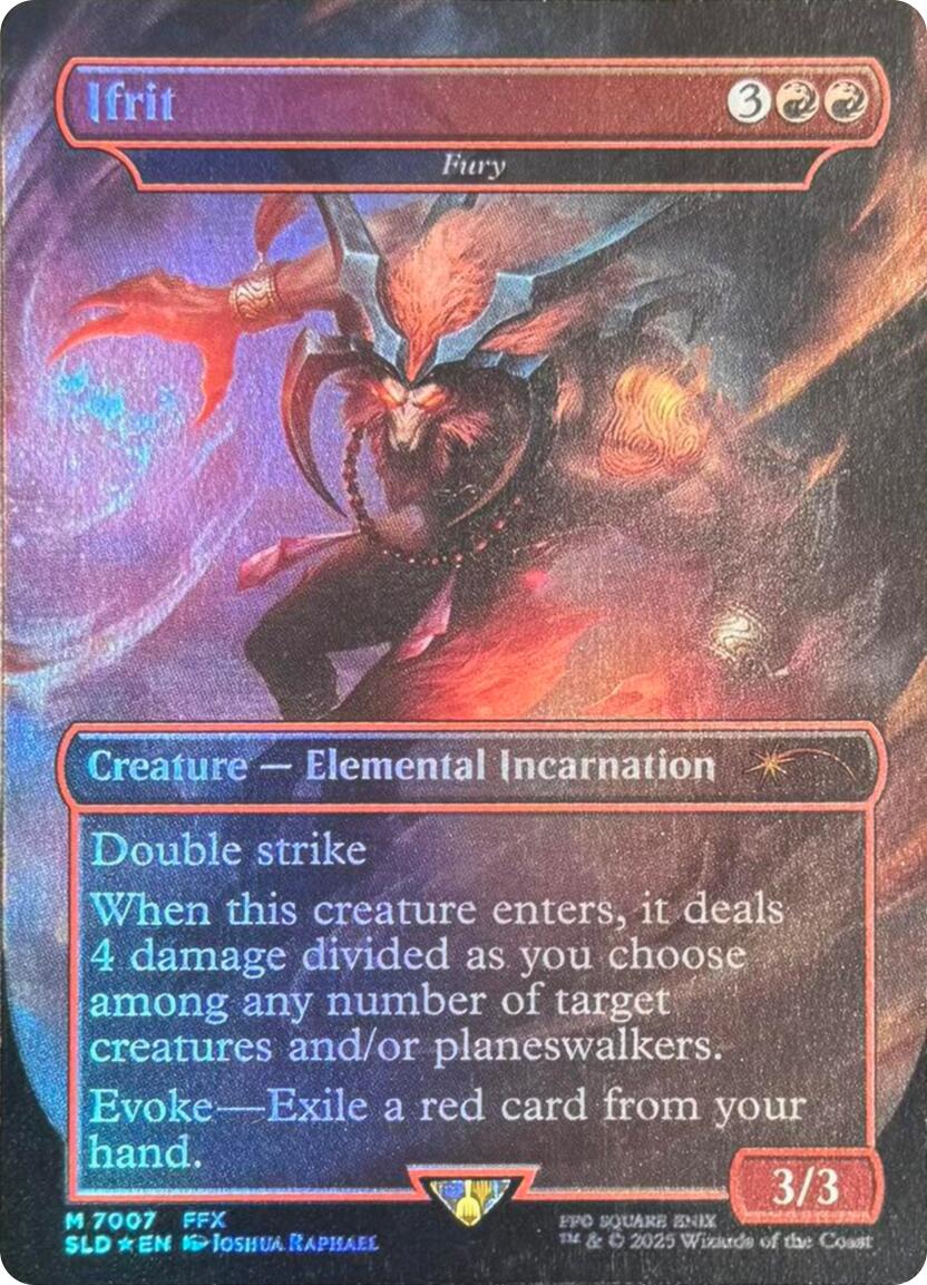 Ifrit - Fury (Rainbow Foil) [Secret Lair Drop Series] | Game Master's Emporium (The New GME)
