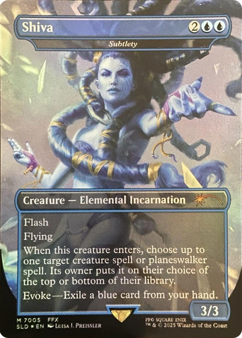 Shiva - Subtlety (Rainbow Foil) [Secret Lair Drop Series] | Game Master's Emporium (The New GME)