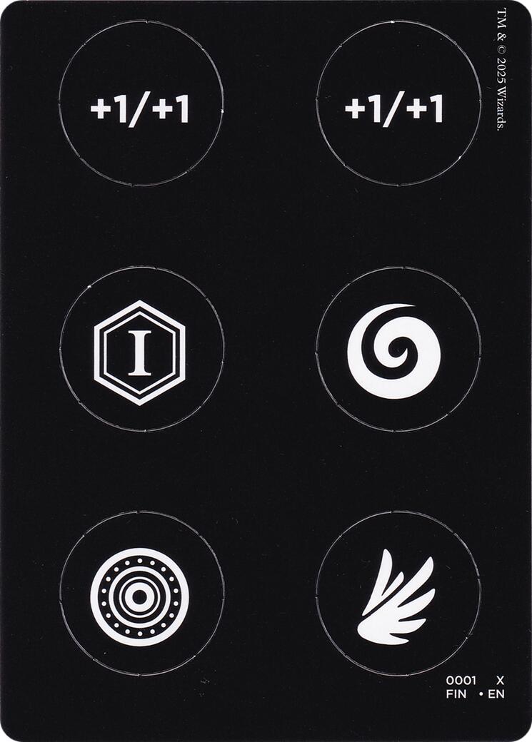 Punch Card Token (0001 // 0002) [FINAL FANTASY Tokens] | Game Master's Emporium (The New GME)