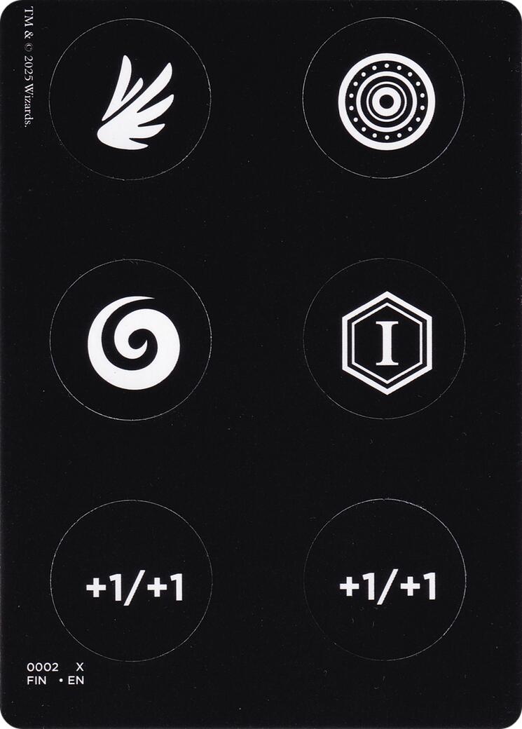 Punch Card Token (0001 // 0002) [FINAL FANTASY Tokens] | Game Master's Emporium (The New GME)