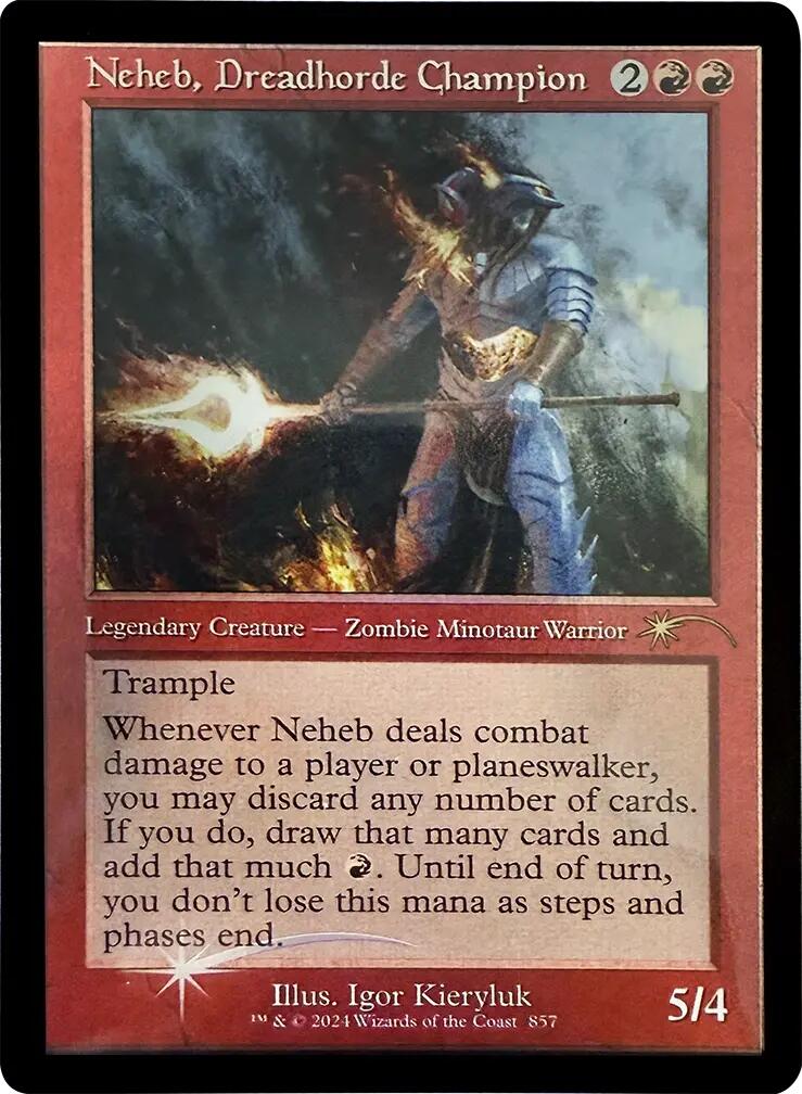 Neheb, Dreadhorde Champion (Retro Frame) [Secret Lair Drop Series] | Game Master's Emporium (The New GME)