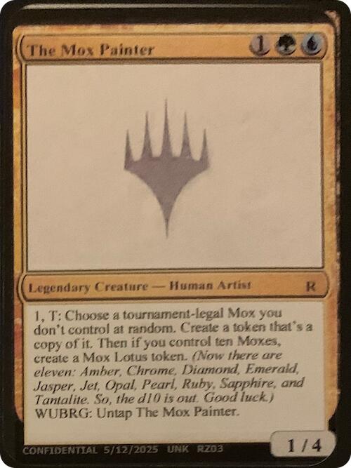 The Mox Painter [Unknown Event] | Game Master's Emporium (The New GME)