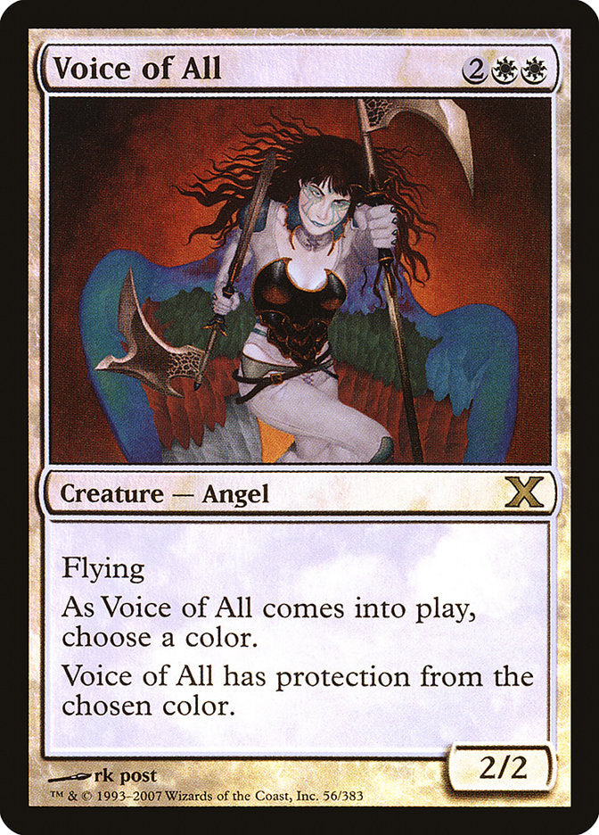 Voice of All (Premium Foil) [Tenth Edition] | Game Master's Emporium (The New GME)