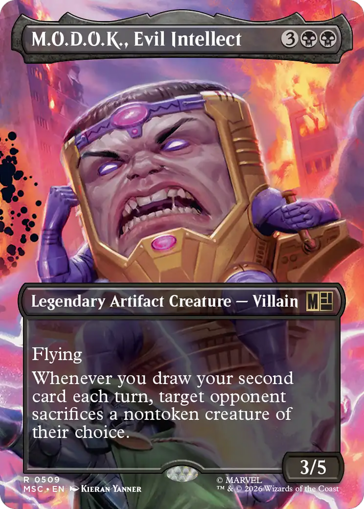 M.O.D.O.K., Evil Intellect (Borderless) [Marvel Super Heroes Commander] | Game Master's Emporium (The New GME)
