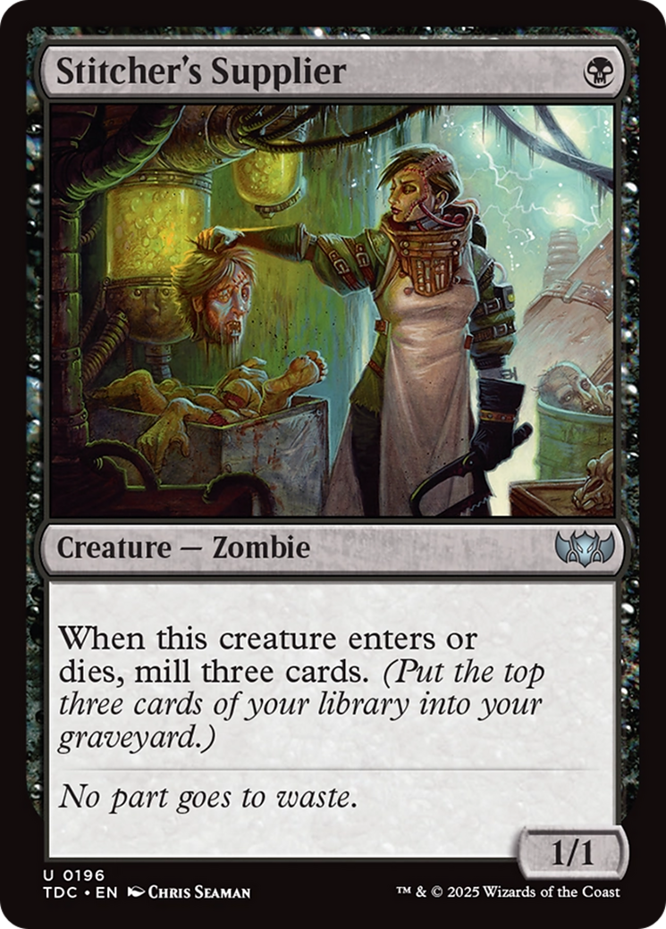 Stitcher's Supplier [Tarkir: Dragonstorm Commander] | Game Master's Emporium (The New GME)