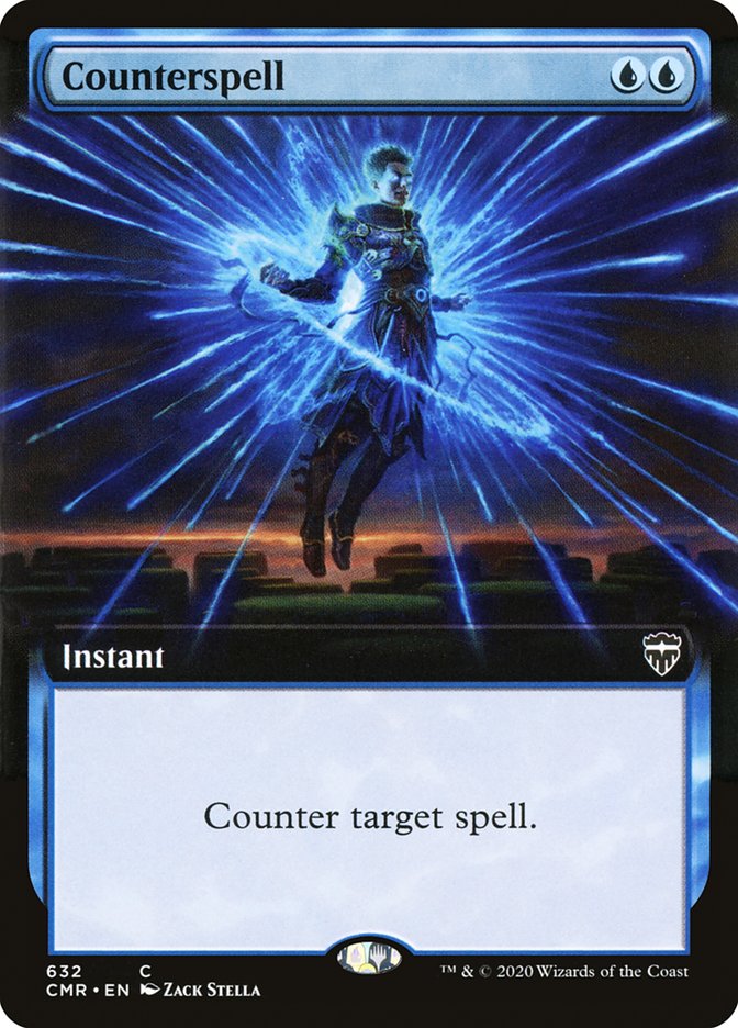 Counterspell (Extended Art) [Commander Legends] | Game Master's Emporium (The New GME)