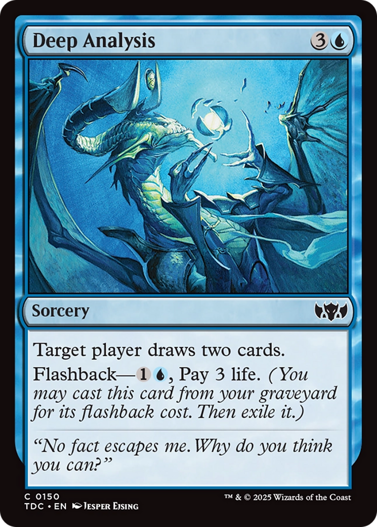 Deep Analysis [Tarkir: Dragonstorm Commander] | Game Master's Emporium (The New GME)