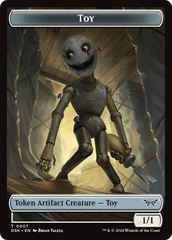 Toy // Treasure Double-Sided Token [Duskmourn: House of Horror Tokens] | Game Master's Emporium (The New GME)