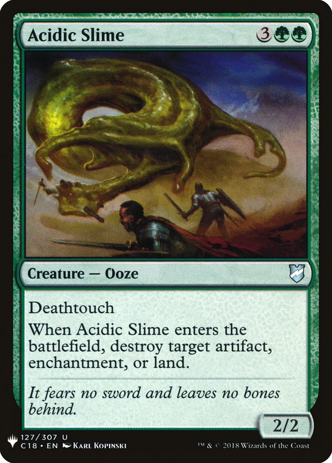 Acidic Slime [Mystery Booster] | Game Master's Emporium (The New GME)