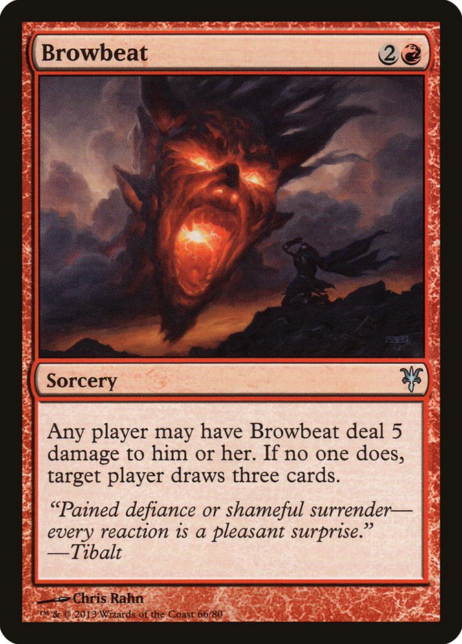 Browbeat [Duel Decks: Sorin vs. Tibalt] | Game Master's Emporium (The New GME)