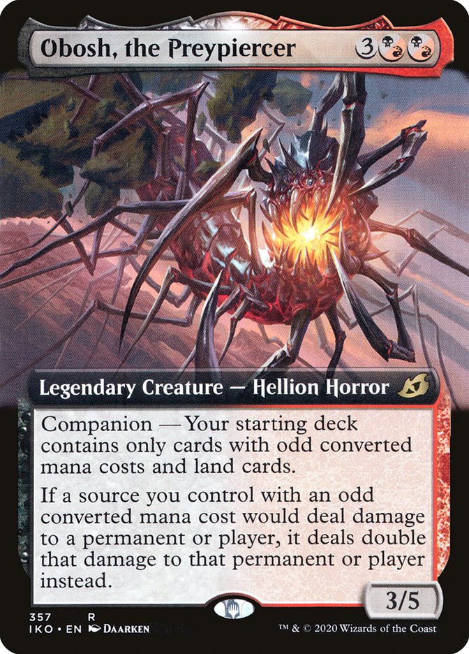 Obosh, the Preypiercer (Extended Art) [Ikoria: Lair of Behemoths] | Game Master's Emporium (The New GME)