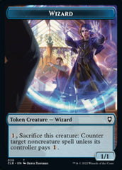 Kor Warrior // Wizard Double-Sided Token [Commander Legends: Battle for Baldur's Gate Tokens] | Game Master's Emporium (The New GME)