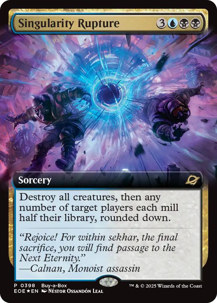 Singularity Rupture (Extended Art) (Buy-A-Box) [Edge of Eternities] | Game Master's Emporium (The New GME)