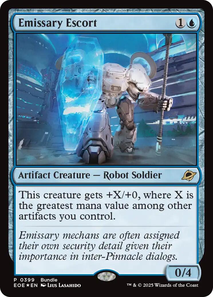 Emissary Escort (Bundle) [Edge of Eternities Promo Pack] | Game Master's Emporium (The New GME)