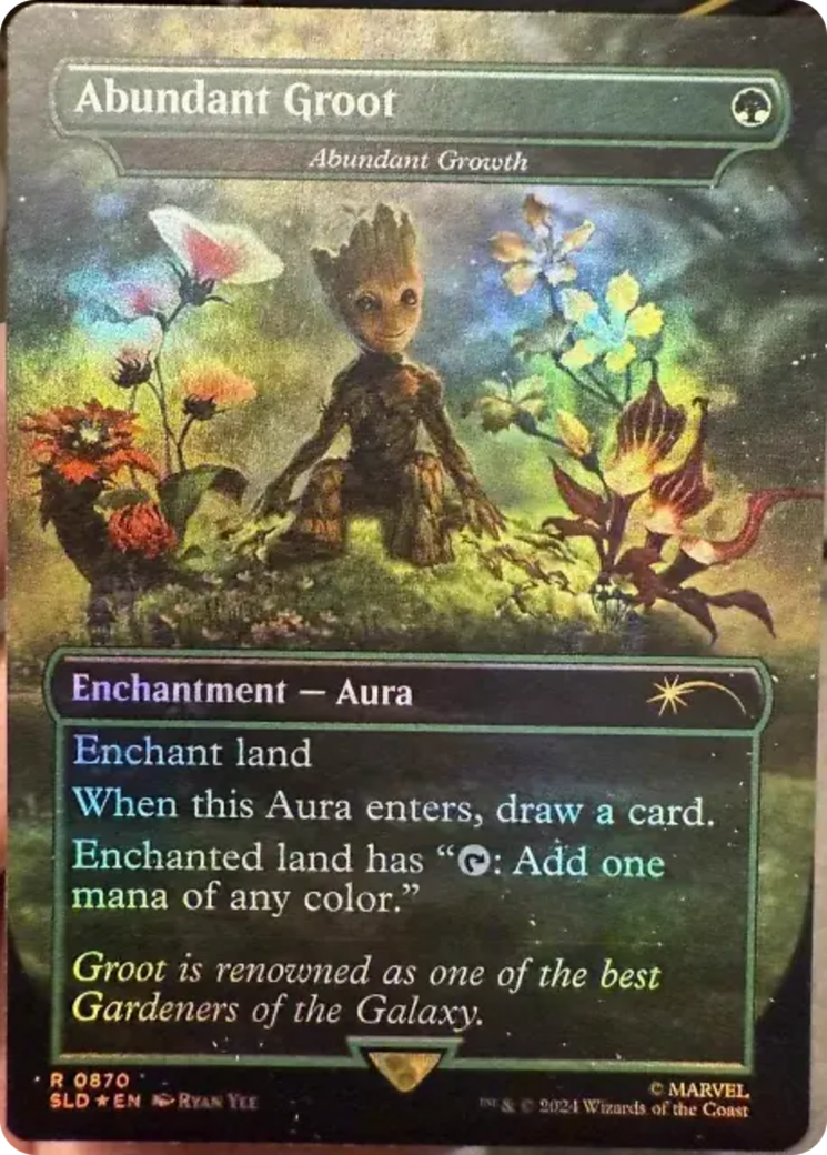 Abundant Groot - Abundant Growth (Rainbow Foil) [Secret Lair Drop Series] | Game Master's Emporium (The New GME)