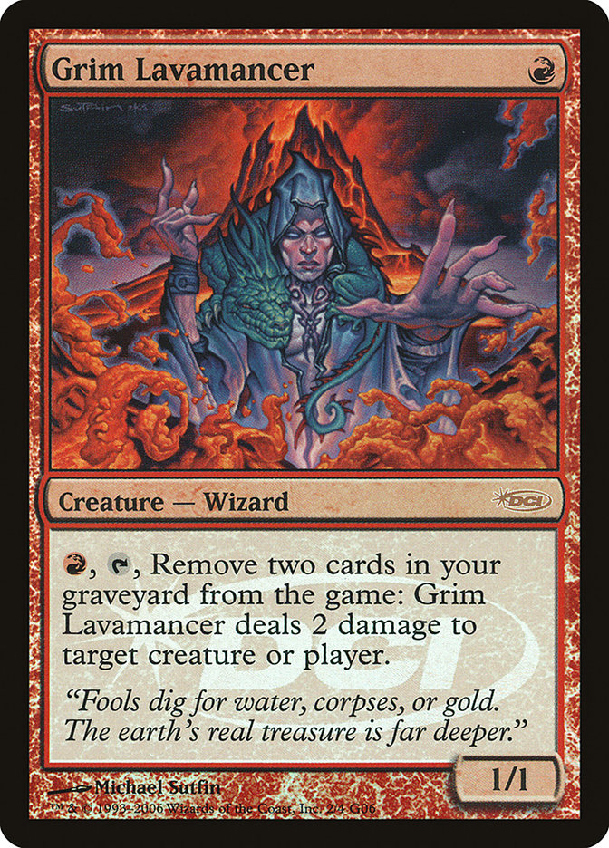 Grim Lavamancer [Judge Gift Cards 2006] | Game Master's Emporium (The New GME)