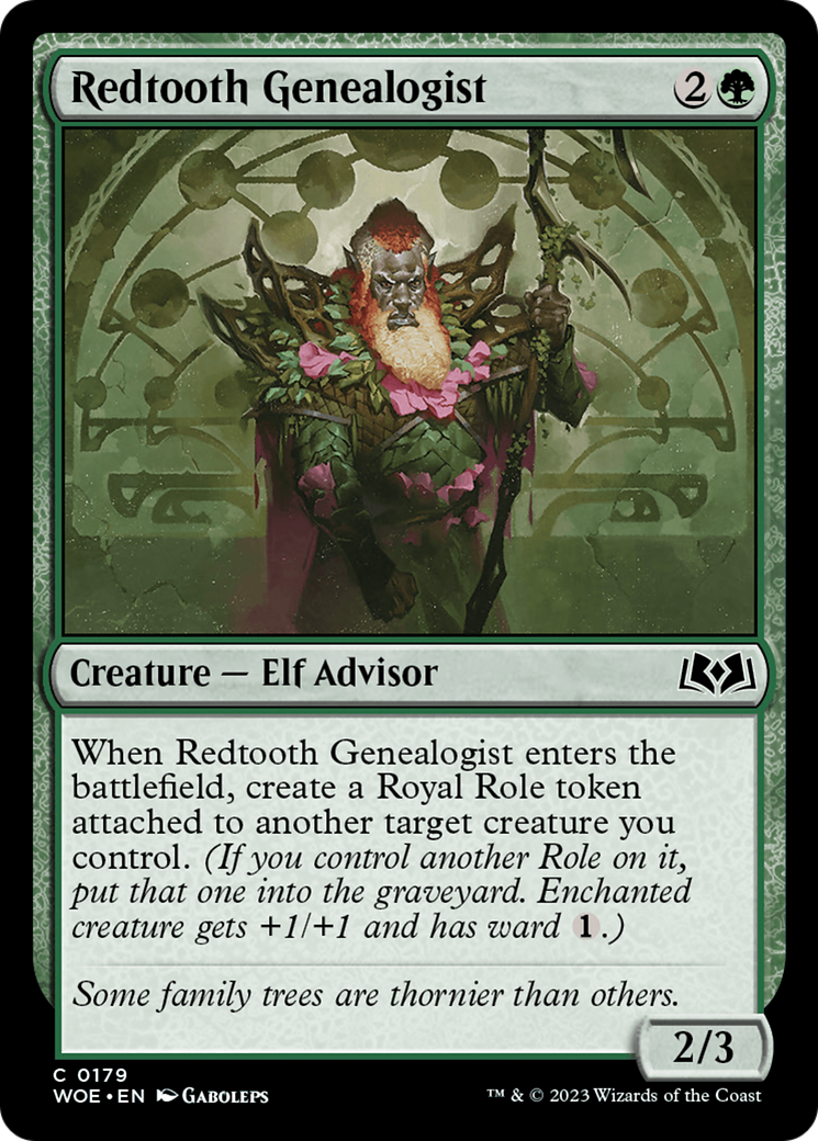 Redtooth Genealogist [Wilds of Eldraine] | Game Master's Emporium (The New GME)
