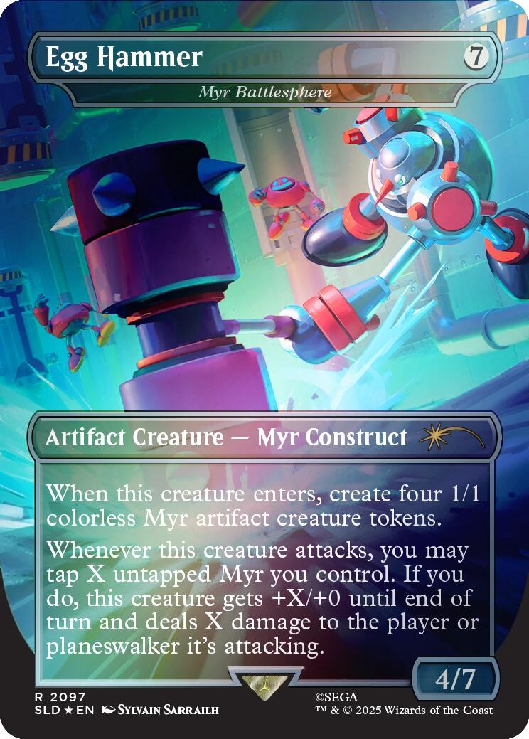 Egg Hammer - Myr Battlesphere (Rainbow Foil) [Secret Lair Drop Series] | Game Master's Emporium (The New GME)