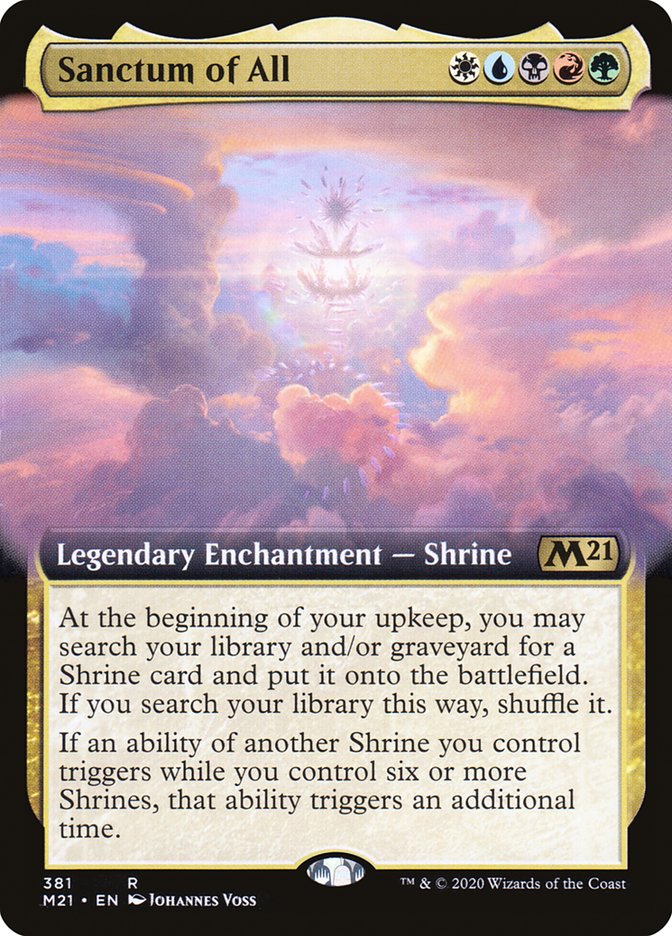 Sanctum of All (Extended Art) [Core Set 2021] | Game Master's Emporium (The New GME)