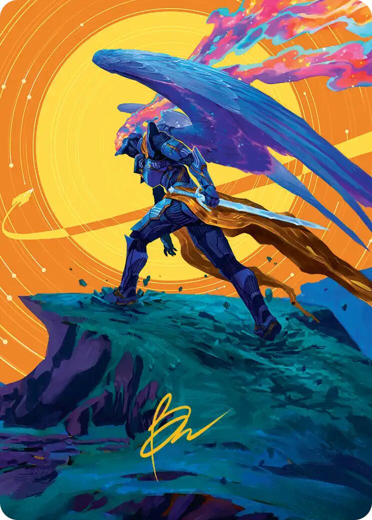 Astelli Reclaimer Art Card (Gold-Stamped Signature) [Edge of Eternities Art Series] | Game Master's Emporium (The New GME)