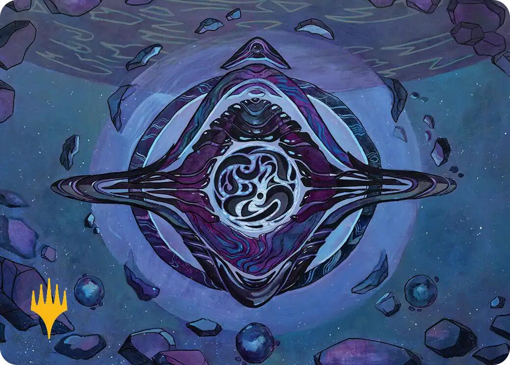 Archenemy's Charm Art Card (Gold-Stamped Planeswalker Symbol) [Edge of Eternities Art Series] | Game Master's Emporium (The New GME)