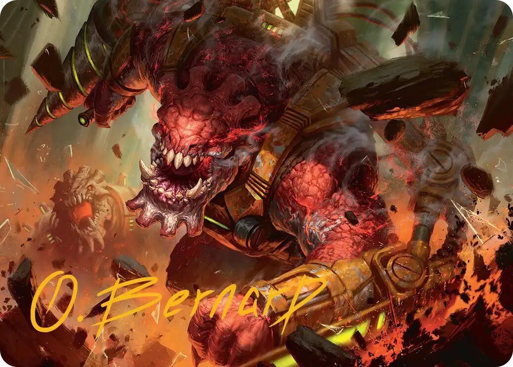 Full Bore Art Card (Gold-Stamped Signature) [Edge of Eternities Art Series] | Game Master's Emporium (The New GME)