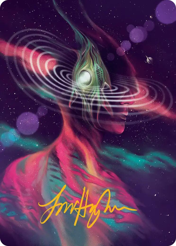 Terrasymbiosis Art Card (Gold-Stamped Signature) [Edge of Eternities Art Series] | Game Master's Emporium (The New GME)