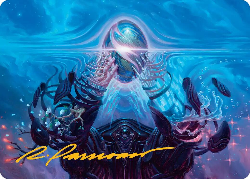 The Endstone Art Card (Gold-Stamped Signature) [Edge of Eternities Art Series] | Game Master's Emporium (The New GME)