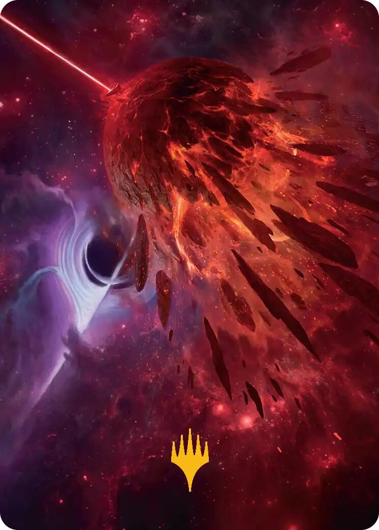 Kavaron, Memorial World Art Card (Gold-Stamped Planeswalker Symbol) [Edge of Eternities Art Series] | Game Master's Emporium (The New GME)