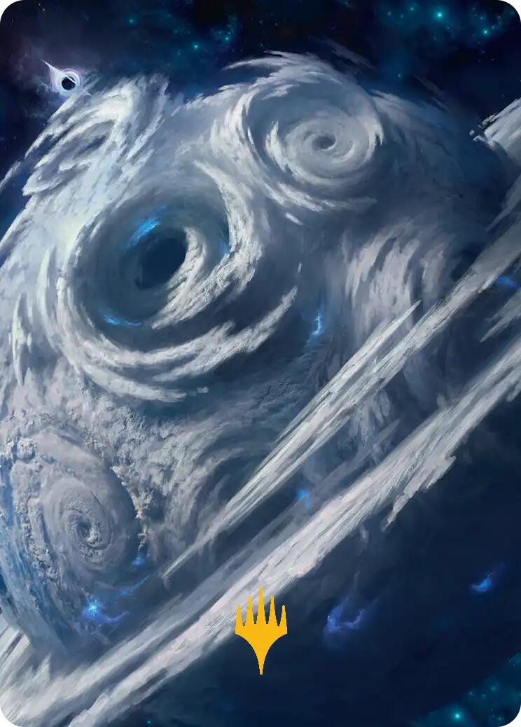 Uthros, Titanic Godcore Art Card (Gold-Stamped Planeswalker Symbol) [Edge of Eternities Art Series] | Game Master's Emporium (The New GME)