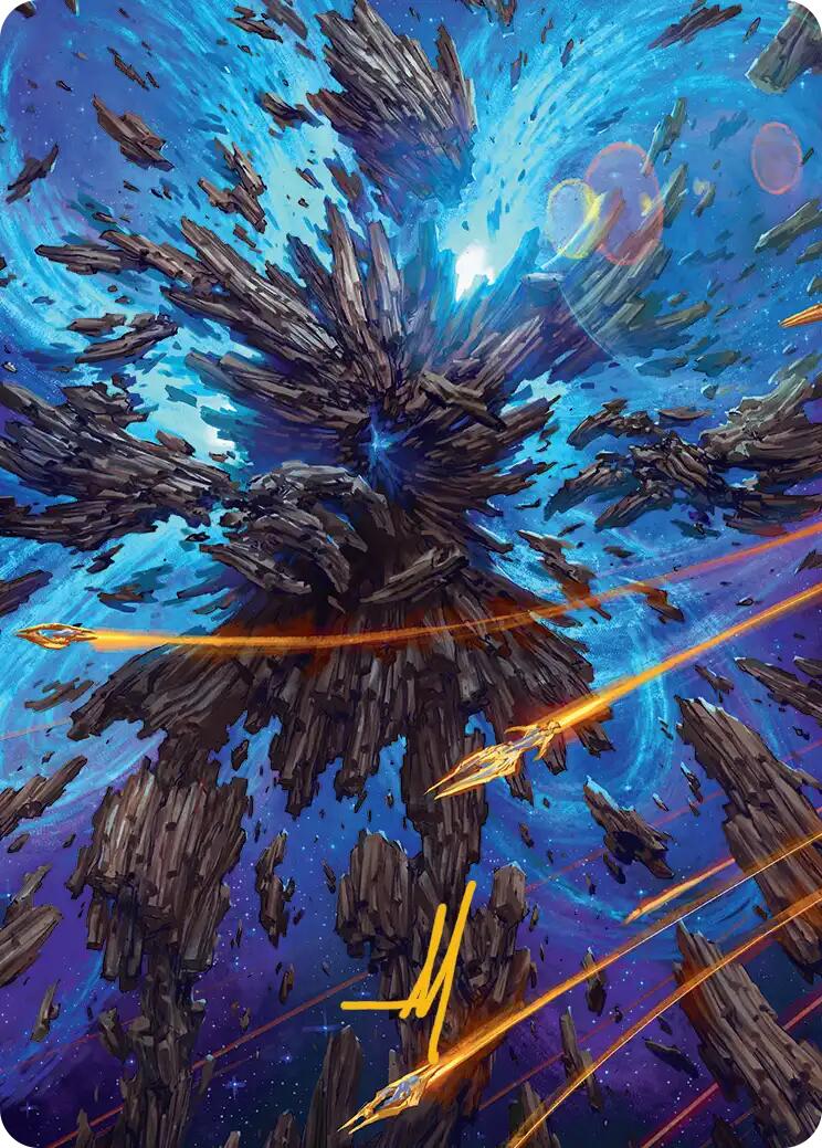 Celestial Colonnade Art Card (Gold-Stamped Signature) [Edge of Eternities Art Series] | Game Master's Emporium (The New GME)