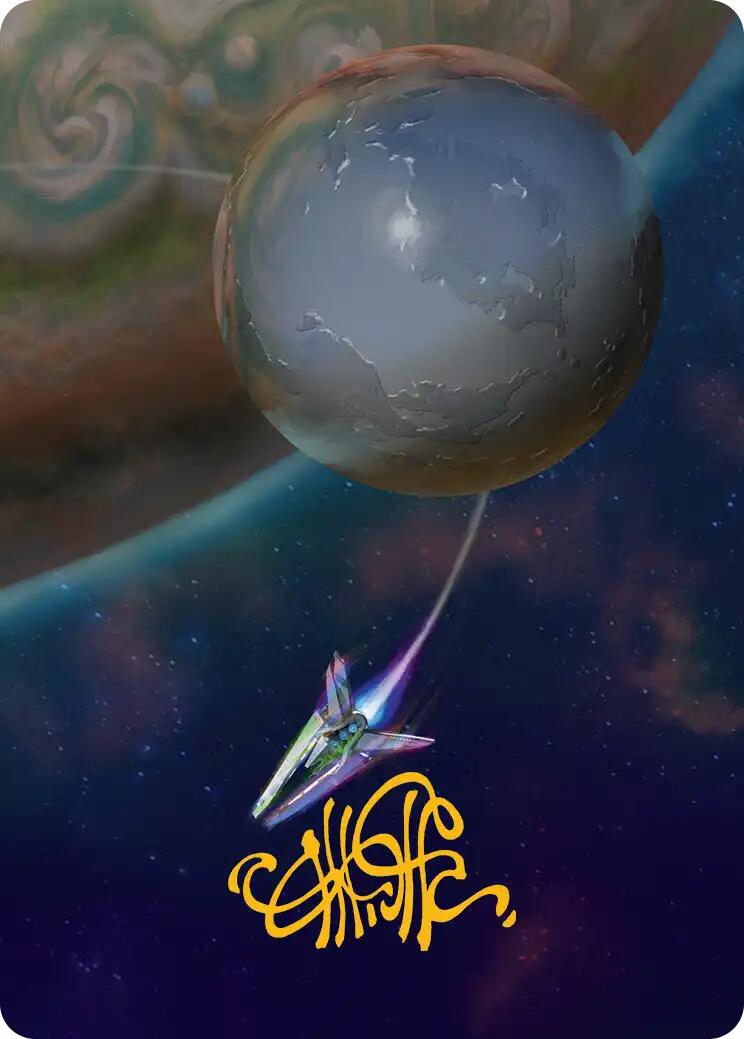 Reflecting Pool Art Card (Gold-Stamped Signature) [Edge of Eternities Art Series] | Game Master's Emporium (The New GME)