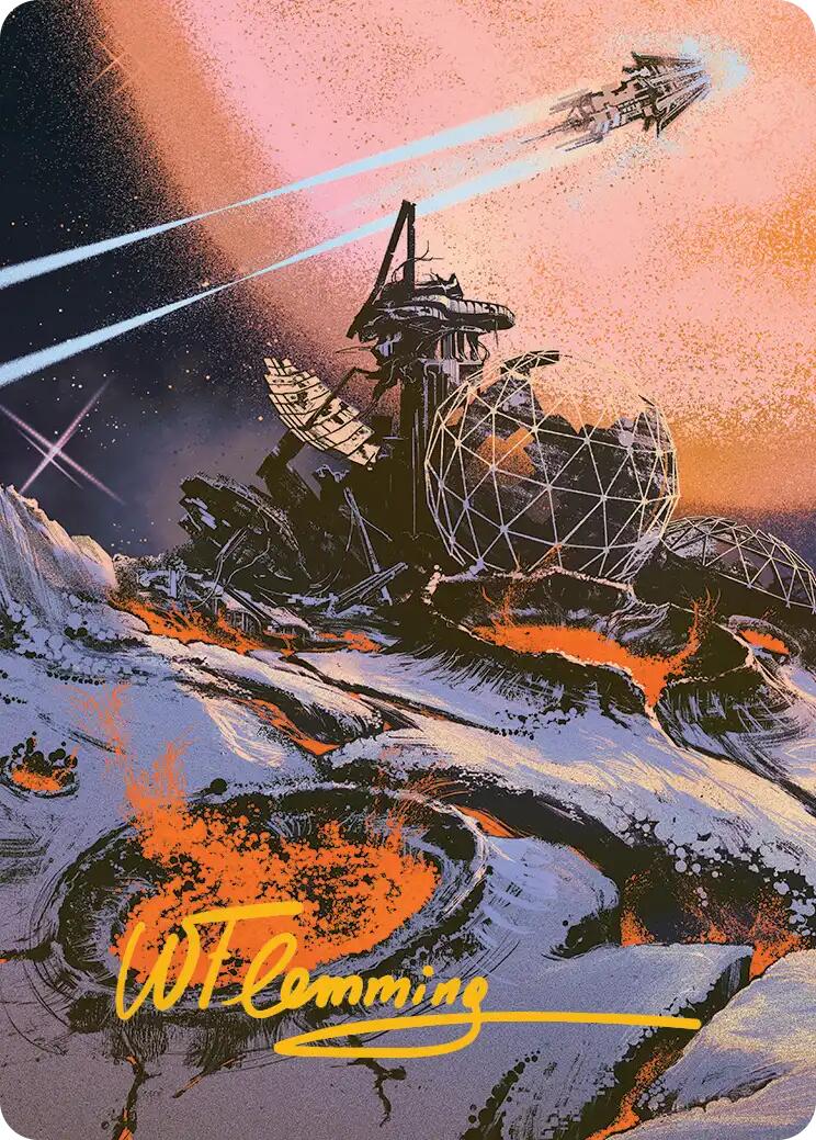 Petrified Field Art Card (Gold-Stamped Signature) [Edge of Eternities Art Series] | Game Master's Emporium (The New GME)