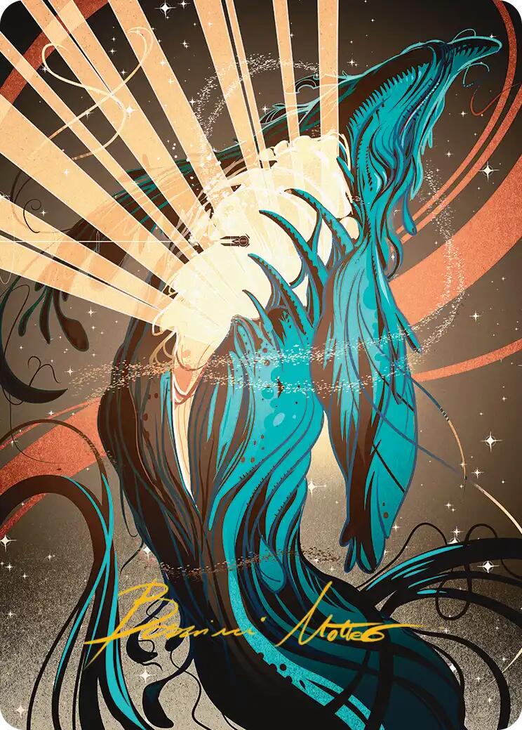 Swarmyard Art Card (Gold-Stamped Signature) [Edge of Eternities Art Series] | Game Master's Emporium (The New GME)