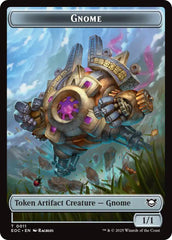 Gnome // Golem (0014) Double-Sided Token [Edge of Eternities Commander Tokens] | Game Master's Emporium (The New GME)