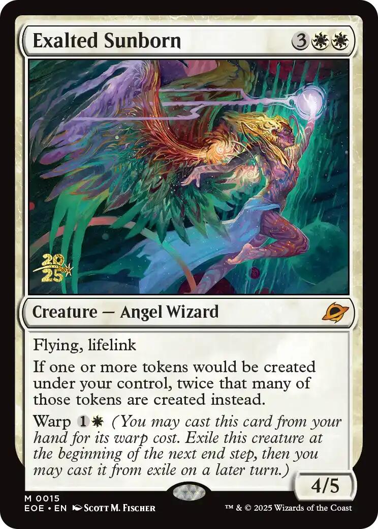 Exalted Sunborn [Edge of Eternities Prerelease Promos] | Game Master's Emporium (The New GME)