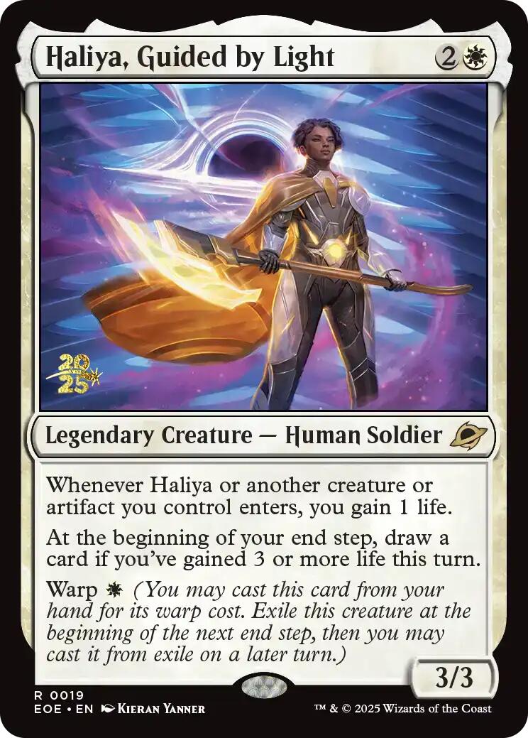 Haliya, Guided by Light [Edge of Eternities Prerelease Promos] | Game Master's Emporium (The New GME)