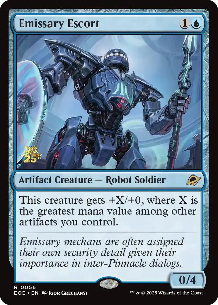 Emissary Escort [Edge of Eternities Prerelease Promos] | Game Master's Emporium (The New GME)